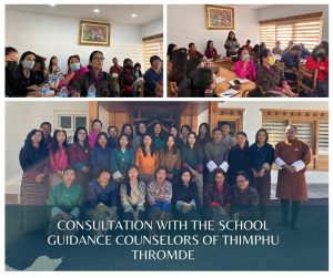 The Consultation Meeting With The School Guidance Counselors Of Thimphu Thromde