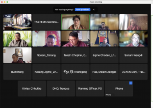 The PEMA Coordination Meeting with Dzongdags