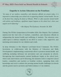 Press brief on Mental Health in Schools