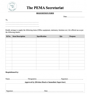 Requisition Form